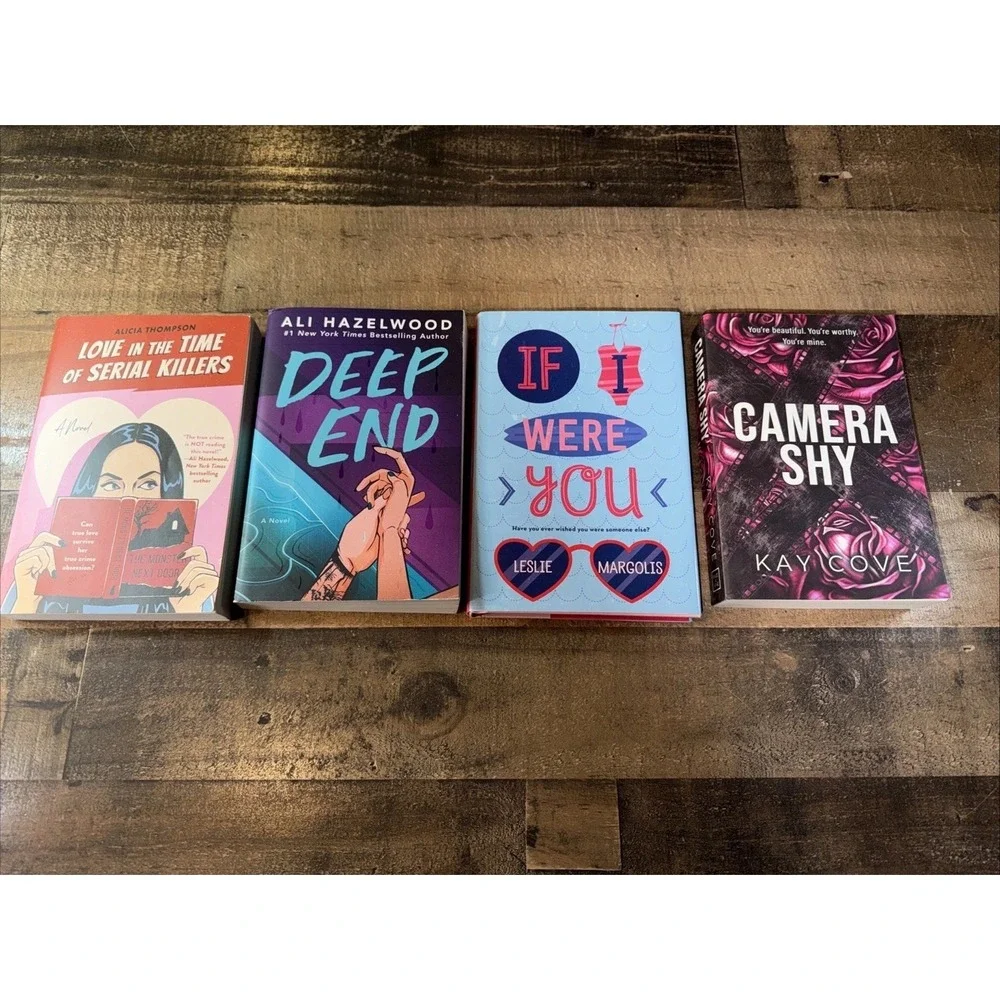 4 Romance & YA Book Bundle: Ali Hazelwood Deep End, Kay Cove, Leslie Margolis